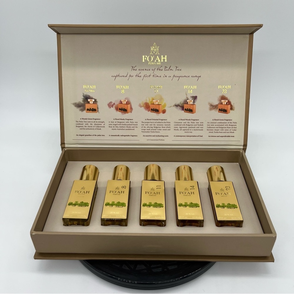 Fo'ah Coffret Limited Edition Perfume Set Men Women #8, 11, 14, 23 France NIB - Picture 4 of 6